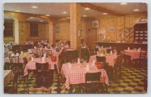 State View~Portland Maine~Boone's Restaurant Main Dining Room~Vintage Postcard