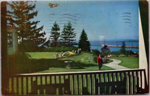 The Colony Hotel at Kennebunkport Maine c1951 Vintage Postcard J04