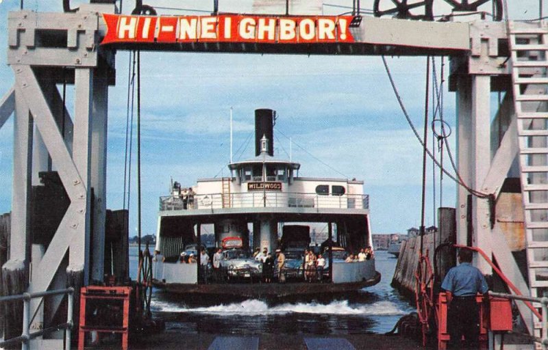 Newport Rhode Island Jamestown Ferry Vintage Postcard AA44388