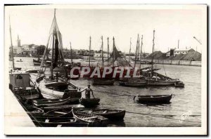 Postcard Modern fishing boat Port of D & # 39Olonne Sands