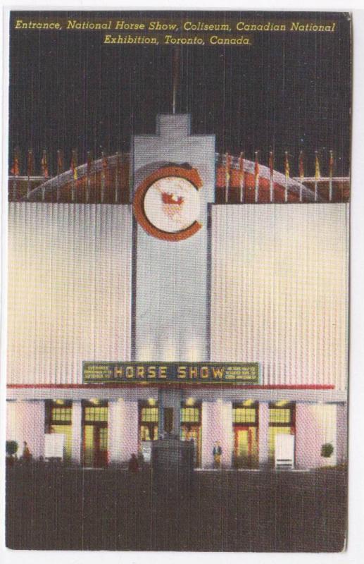 Entrance National Horse Show Canadian National Exhibition 