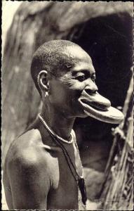 africa, Femme Plateaux, Native LIPPENNEGER (1950s) Hoa-Qui RPPC