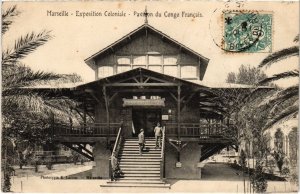 CPA MARSEILLE Exposition Coloniale - Pavillon du Congo Francais (1294731)