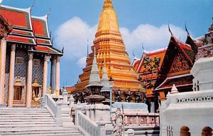Inside Ground of Wat Phra Keo, Emerald Buddha Temple Bangkok Thailand Unused 