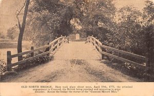 Old North Bridge Concord, Massachusetts