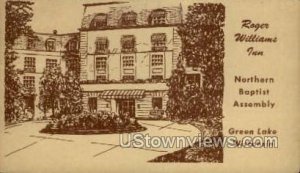 Roger Williams Inn   - Green Lake, Wisconsin WI Postcard