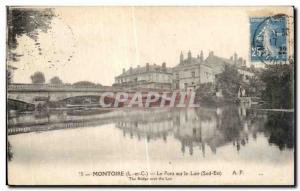 Old Postcard Montoire The bridge over the Loir