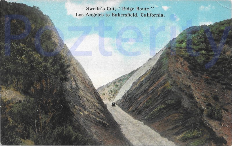 Swede's cut ridge route between los angeles and bakersfield