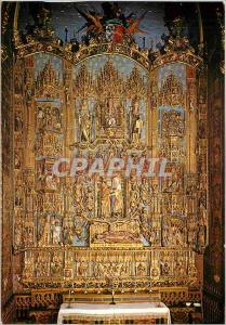 Modern Postcard Burgos Cathedral Altarpiece of St. Anne