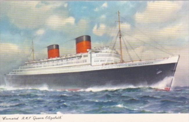 Cunard White Star Line R M S Queen Elizabeth