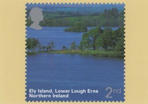 Ely Island Lower Lough Erne Northern Ireland Irish Limited Postcard