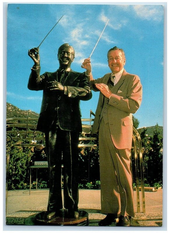 Lawrence Welk Live Postcard Superb Bronze Statue By Brett Livingstone Strong