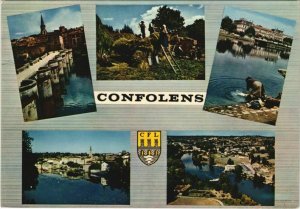 CPM CONFOLENS Le Pont Vieux et Vues Generales (1169072)