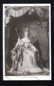 ROY013 - Queen Victoria - In memory of the Late Queen Victoria - postcard