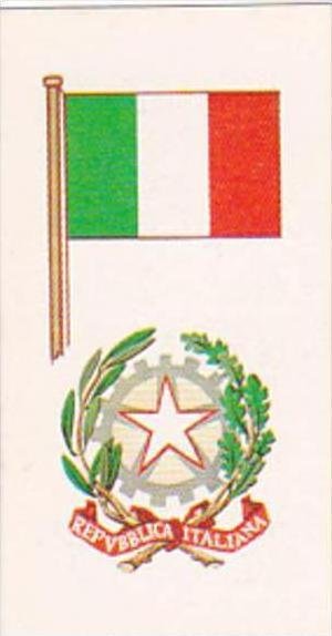 Brooke Bond Tea Trade Card Flags &  Emblems No 39 Italy