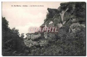 In Berry - Culan - The Rocks of Breux - Old Postcard