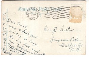 Public Gardens Halifax, Nova Scotia, Used 1907