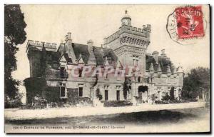 Old Postcard Chateau De Puymorin Taken St Andre De Cubzac