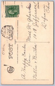 DS1/ Rosie O'Neill Artist Signed Postcard c1910 Kewpies Easter Bunny  219