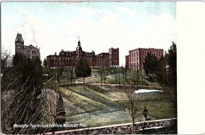 Postcard SCHOOL SCENE Worcester Massachusetts MA AI5066