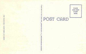 Greyhound Bus Depot Fort Wayne Indiana linen postcard