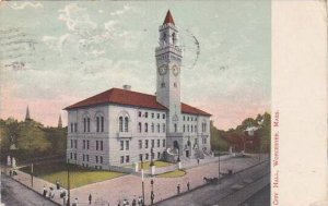 Massachusetts Worcester City Hall 1908