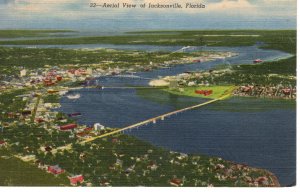 PC5784 AERIAL VIEW OF JACKSONVILLE, FL