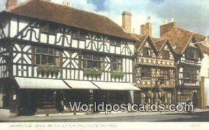Harvard House, Garrick Inn & Tudor Houses Stratford-upon-Avon UK, England, Gr...
