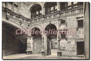 Postcard Old Lycee Toulouse The Interior Of The Court