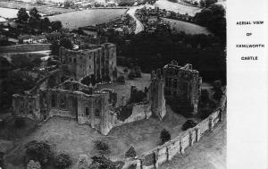 uk23177 aerial view of kenilworth castle  real photo  uk