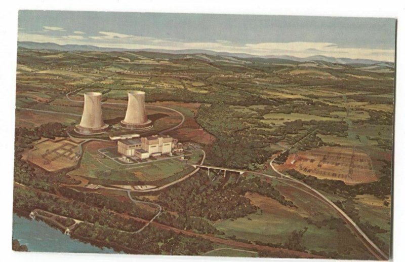 Postcard Limerick PA Generating Station Montgomery County PA