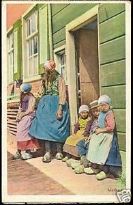 netherlands, MARKEN, Girls in Costumes (1930s)