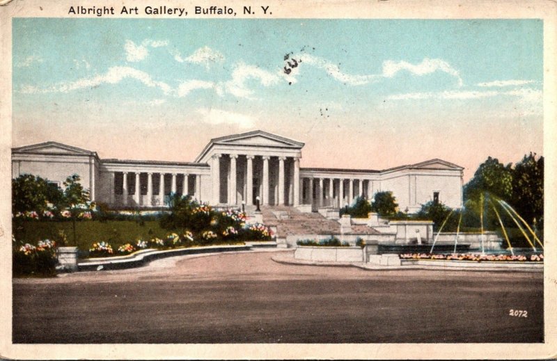 New York Buffalo Albright Art Gallery 1920