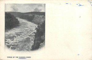 Canada Gorge of the Niagara River old postcard