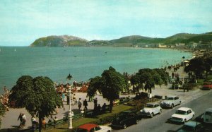 Vintage Postcard Promenade and Little Orme Llandudno United Kingdom UK