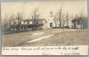 WESTMINSTER MA MAPLE HIEGHTS FARM ANTIQUE REAL PHOTO POSTCARD RPPC