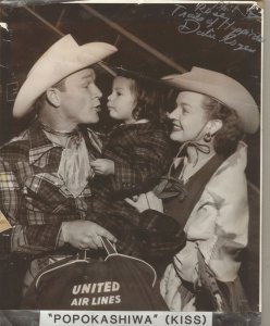 Dodie Rogers Little Doe Roy Daughter 10x8 Western Hand Signed Photo