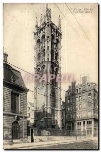 Rouen Old Postcard Tour Saint Andre