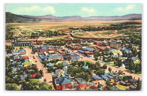 Bird's-Eye View Of Raton New Mexico From Goat Hill Postcard