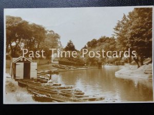 c1941 RPPC - Hythe Canal - showing rowing boats moored etc