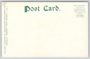 Warren Pennsylvania~1st Presbyterian Church~Rose Window~Tower~c1905 Postcard