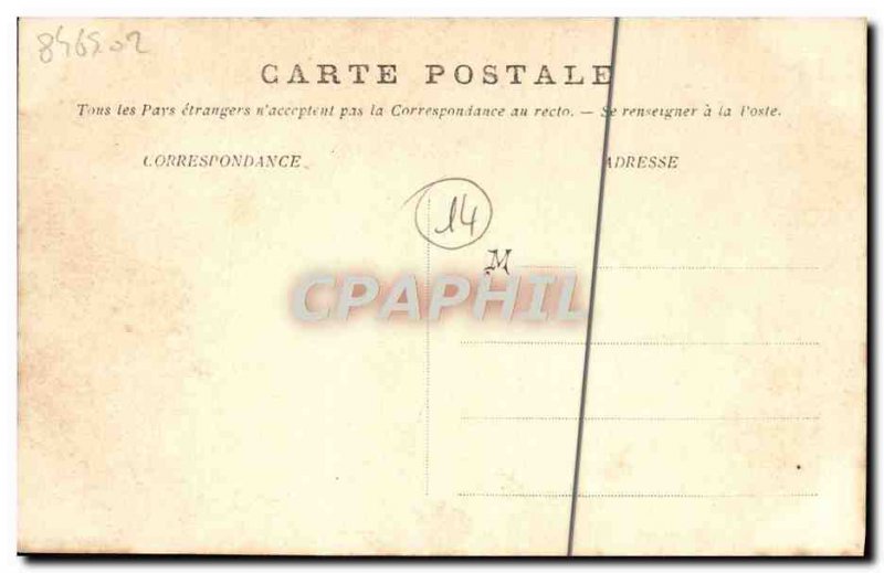 Old Postcard Trouville Passage du Bac Deauville Maree Basse