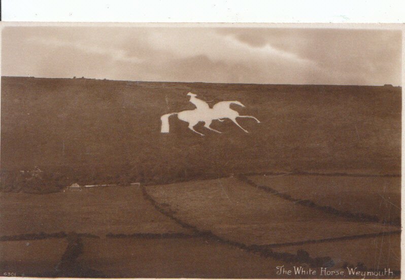 Dorset Postcard - The White Horse - Weymouth - Ref 3160A