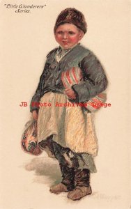 LJ Kipper, Nister No 156-5, Little Wanderers Series, Boy in Ethnic Costume