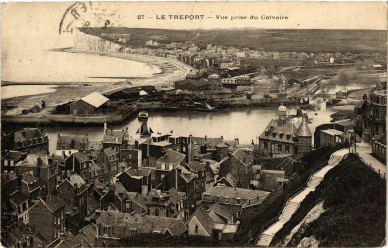 CPA Le TRÉPORT-Vue prise du Calvaire (348185)