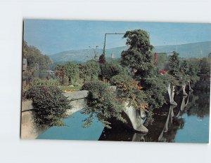 Postcard The Bridge Of Flowers, Mohawk Trail, Shelburne Falls, Massachusetts