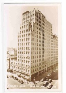 Paulsen Building Spokane Washington 1950s RPPC real photo postcard