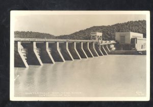 RPPC GUNTERSVILLE ALABAMA TENNESSEE RIVER DAM VINTAGE REAL PHOTO POSTCARD