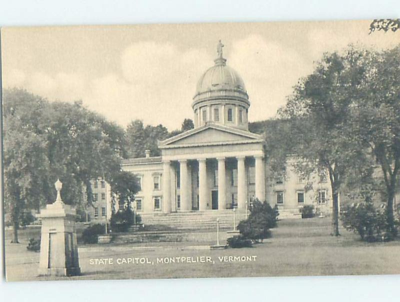 Unused 1940's STATE CAPITOL BUILDING Montpelier Vermont VT G1503