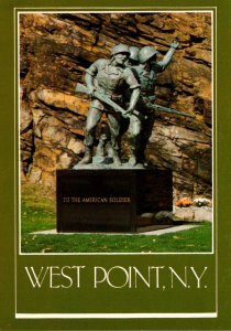 New York West Point U S Military Academy The American Soldier Statue